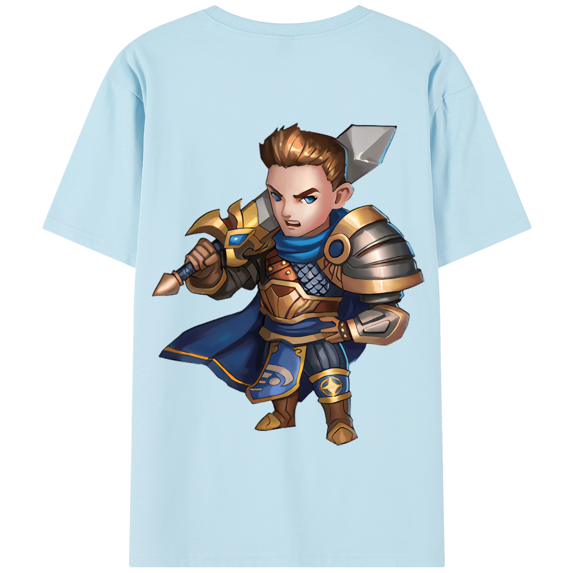 リーグ・オブ・レジェンド League of Legends LOL 綿100％半袖Tシャツ（背面プリント）